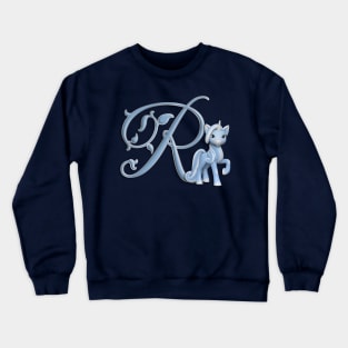 Monogram R Custom Unicorn Crewneck Sweatshirt